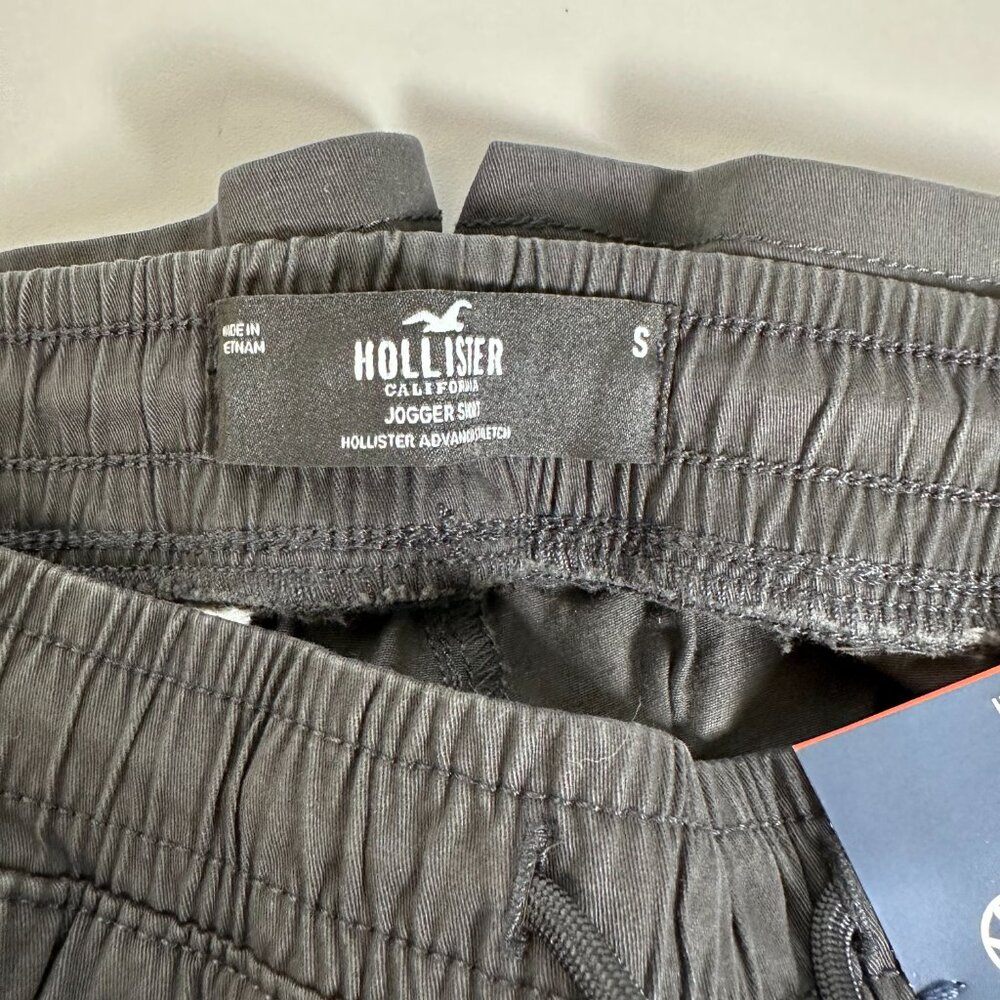 Men's Hollister Twill Cargo Jogger Short 7'' S - Picture 3 of 5